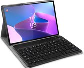 Cazy QWERTY Bluetooth Keyboard Cover voor Lenovo Tab P11 Pro Gen 2 - zwart