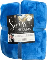Dreams - Luxe Plaid - 1-persoons - 150x200cm - Blauw