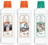 Biologisch schoonmaakmiddel - BioBellinda schoonmaakbundel - Natural oven/grill en oliereiniger, minerale crème reiniger en wc & badkamerreiniger - BL151, BL22 en BL10
