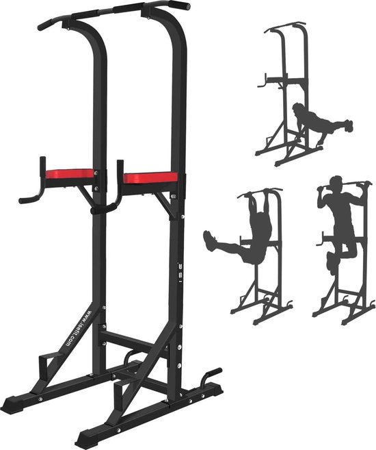 Optrekstang Deur 63 Cm Optrekstang Voor Aan De Muur - Multigrip, Draaggewicht 200 Kg, Voor Pull-ups, Push-ups, Sit-ups LIFERUN Multigrip Optrekstang 200 Kg Training Thuis