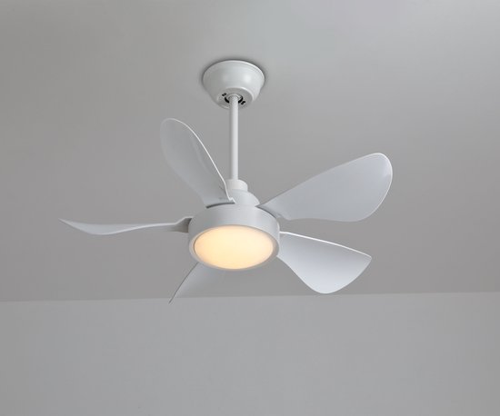 Plafondventilator zwart met afstandsbediening - Fanattic