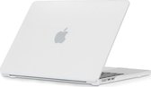 Mobigear Laptophoes geschikt voor Apple MacBook Air 13 Inch (2022-2024) Hoes Hardshell Laptopcover MacBook Case | Mobigear Matte | Doorzichtig Hoesje MacBook Air 13 Inch (2022-2024) - Transparant - Model A2681