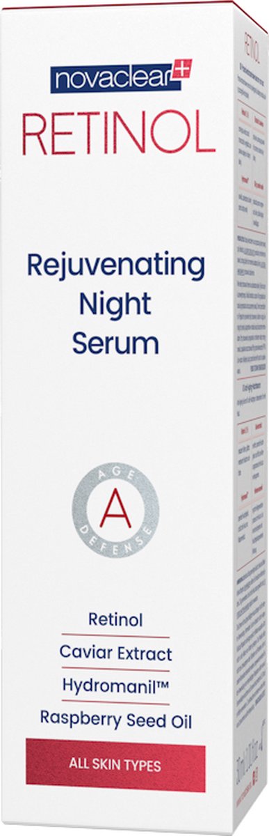NovaClear Retinol Rejuvenating Night Serum 30ml.