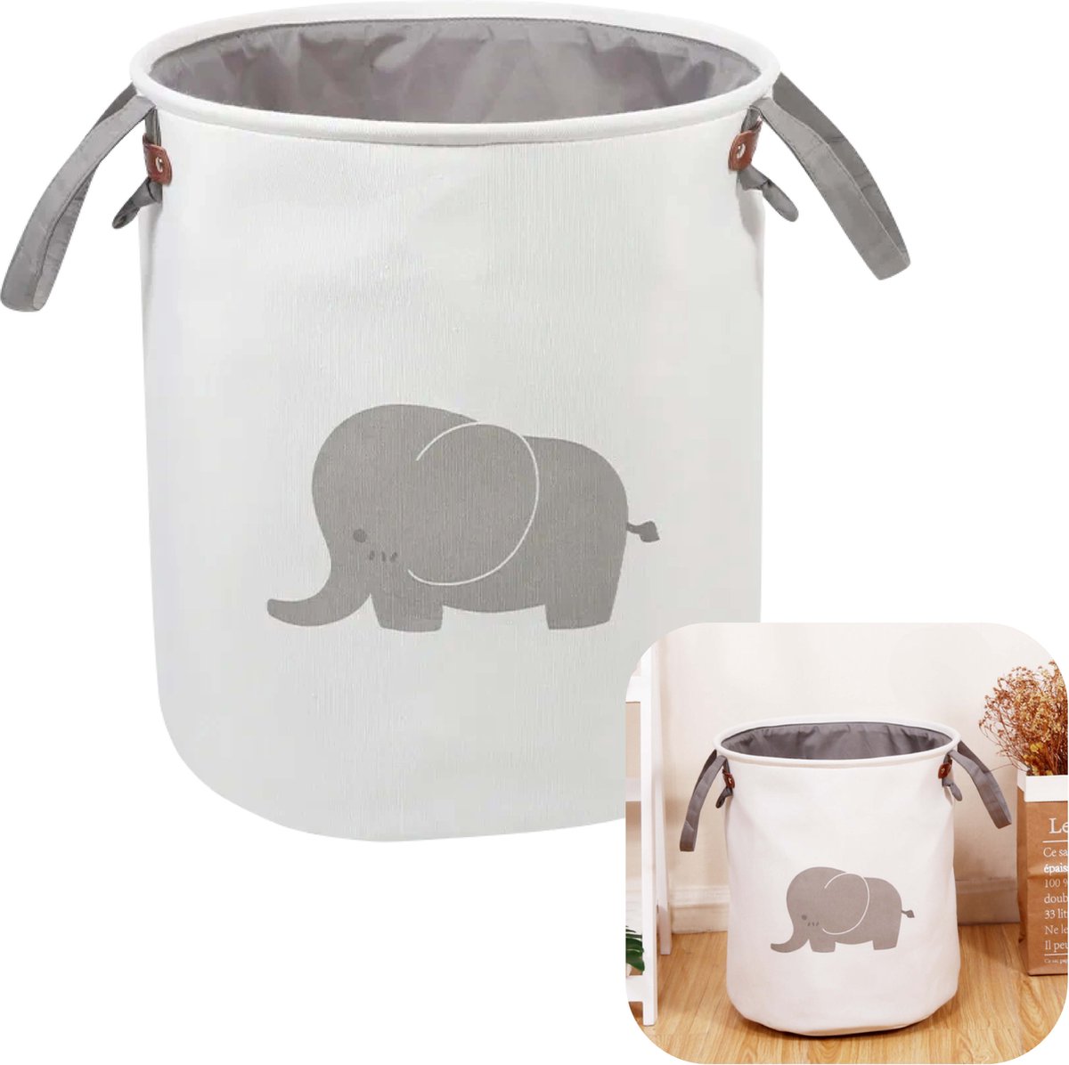 Selbro ® Opvouwbare Wasmand voor Vuile Was en Reizen in Stijlvolle Roze