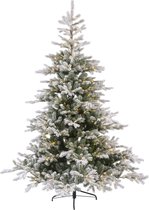 Everlands Grandis Fir Prelit Snowy Groen - Kerstboom - Ø132xH180 cm 400 Led