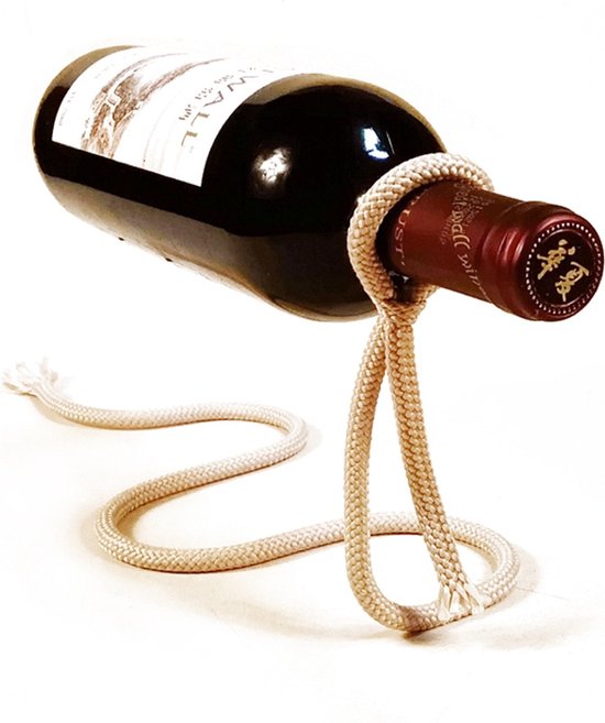 Porte-bouteille de Vin - Decor - Corde Wit | bol