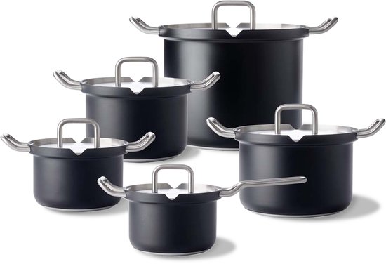 BK Q-linair Master Black kookpannenset