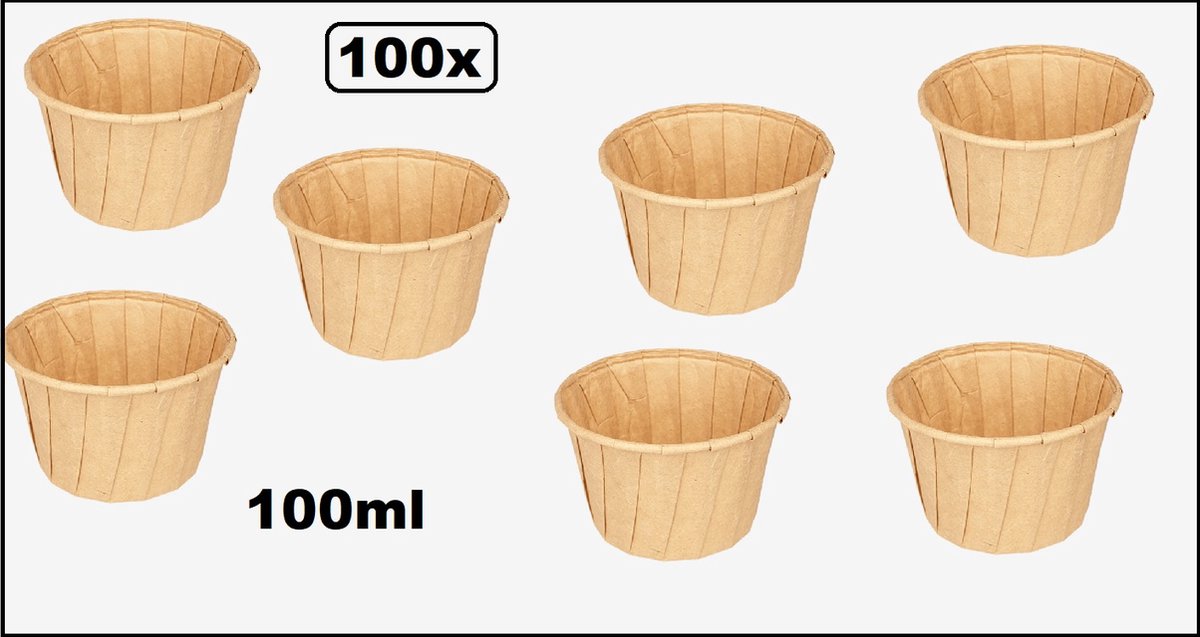 100x Bio Sausbakje Souffle Kraft 100cc