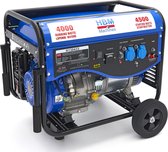 4300W Generator, Aggregaat Met 389 cc Benzinemotor, 2 x 230 V / 12 V