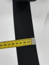 Elastiek band 5 cm breed - zwart bandelastiek - blister 3 m