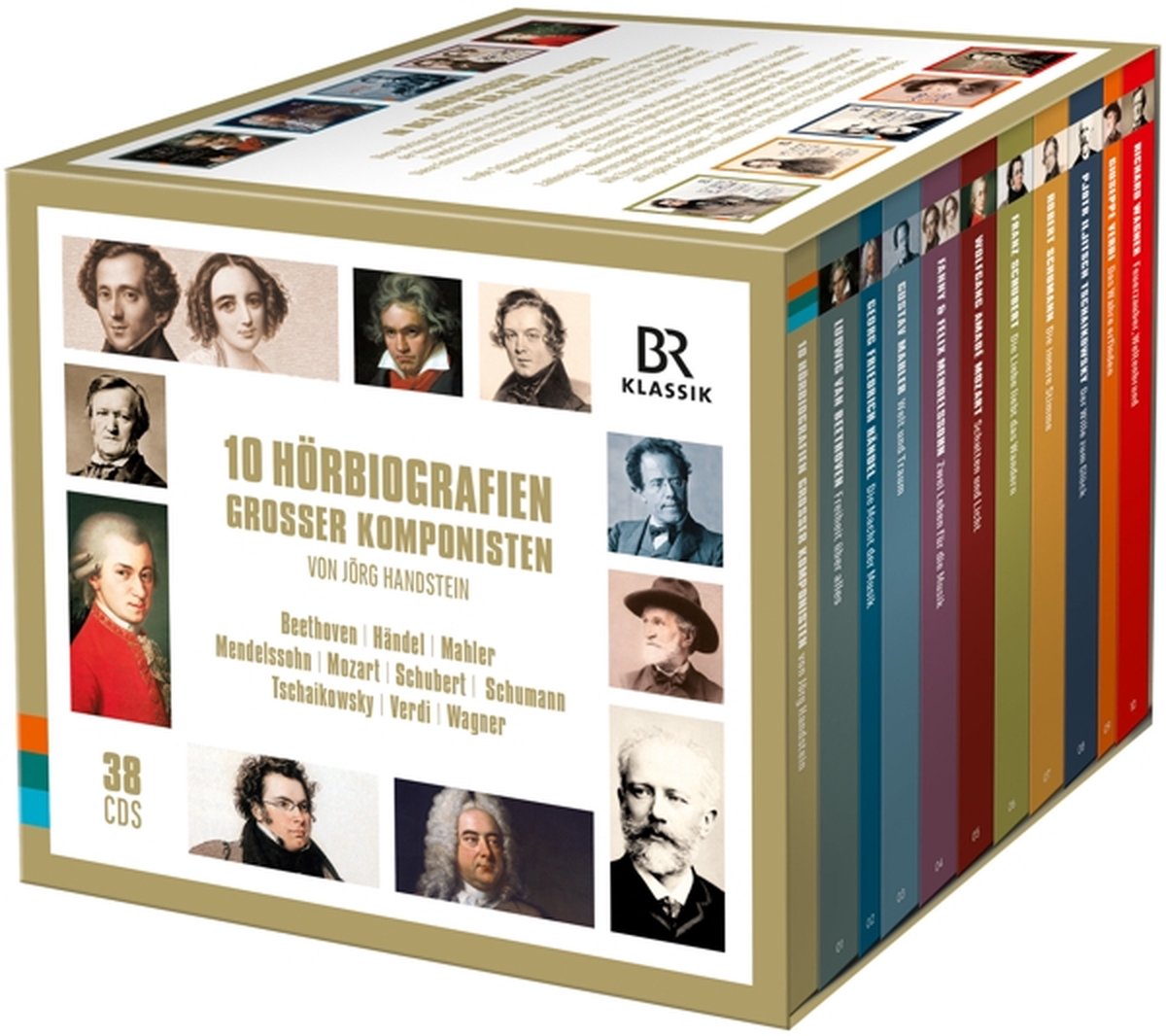 Jörg Handstein - 10 Hörbiografien (38 CD)