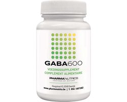 GABA 60 v-caps Pharmanutrics - Zenuwstelsel - Neurotransmitter - Natuurlijk- Hypoallergeen - Angst - Nervositeit