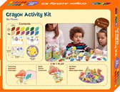 Avenir Crayon Activity Kit: PICKNICKEN, bevat 12 kleuren, in doos 21x3x16cm, 3+