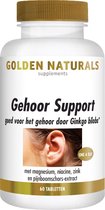 Golden Naturals Gehoor Support (60 veganistische tabletten)