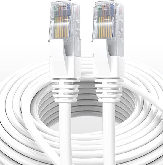 Netwerkkabel | Cat6 U/UTP | 20m Gigabit Ethernet LAN-kabel - 10000 Mbit s |  bol.com