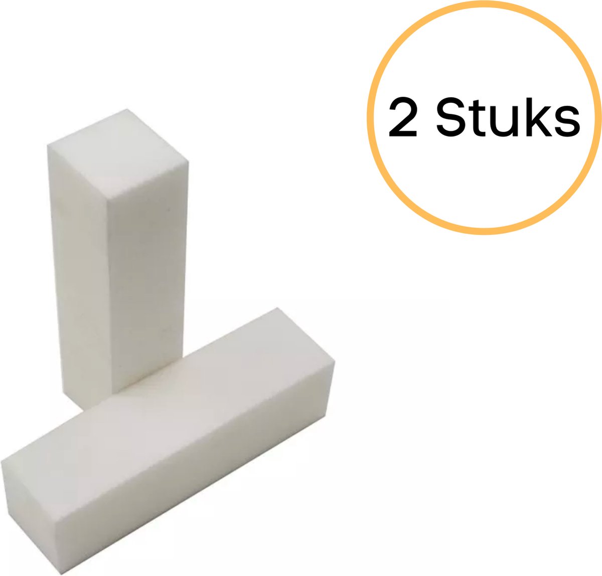 Goedkoopste 2x nagelblok, wit