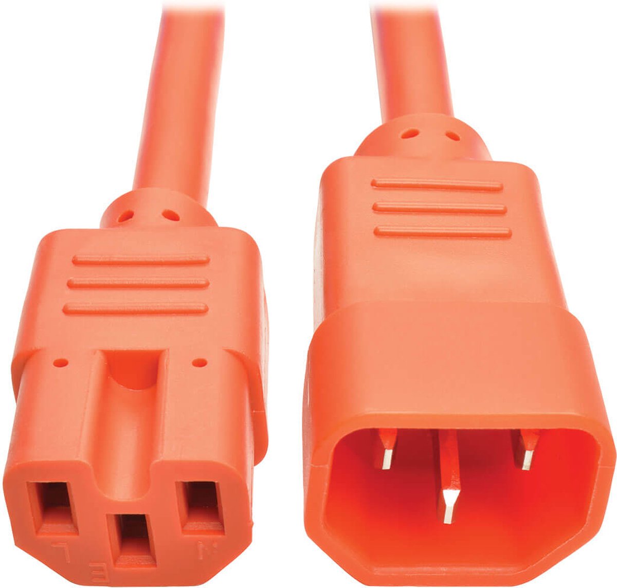 Tripp Lite P018-003-AOR electriciteitssnoer Oranje 0,9 m C14 stekker C15 stekker