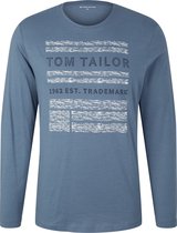 TOM TAILOR printed longsleeve tshirt Heren T-shirt - Maat XXXL