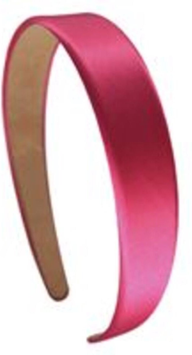 SOHO Classic Satijnen Haarband - Roze