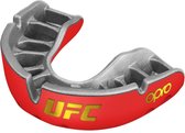 OPRO x UFC Gebitsbeschermer Self-Fit Gold-Edition V2 Rood/Zilver Senior
