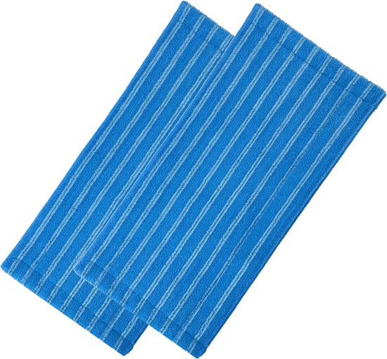 2x tampons en microfibre humides compatibles avec Philips PowerPro Aqua FC8063/01 Mop Mop Cloth Washable