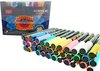 foto van 36 Acryl Stiften - Verf Stiften - Verfstiften - Tekenstiften - Acrylstiften - Acryl Marker - Paintmarkers - Tekenset - Happy Stones - 4mm