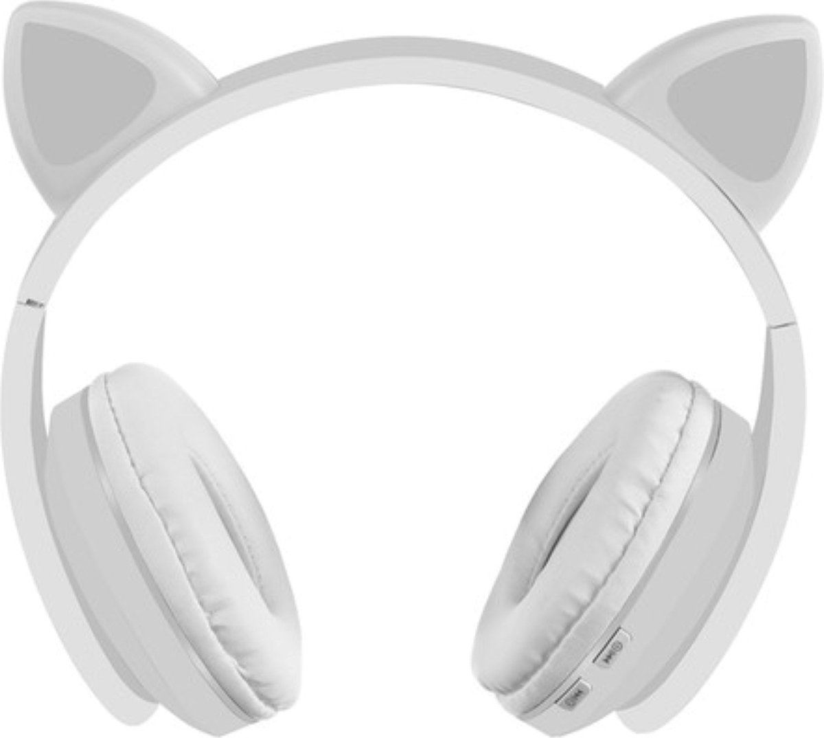 Oneiro's Luxe Wireless headphones with cat ears - white