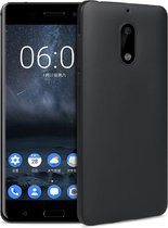 Hoesje Geschikt voor: Nokia 6.1 (Nokia 6 2018) Silicone - Zwart - ZT Accessoires