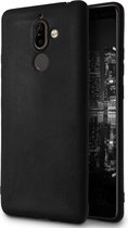 Hoesje Geschikt voor: Nokia 7 Plus Silicone - Zwart - ZT Accessoires