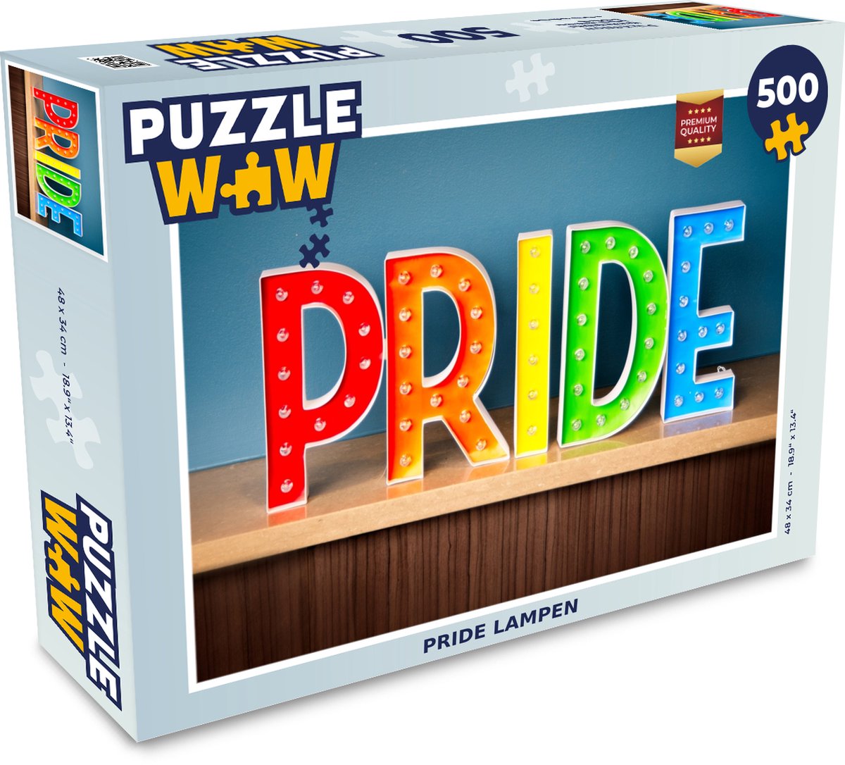 Puzzel Pride lampen - Legpuzzel - Puzzel 500 stukjes | bol.com