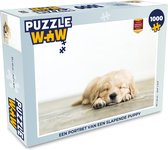 Puzzel Een portret van een slapende puppy - Legpuzzel - Puzzel 1000 stukjes volwassenen