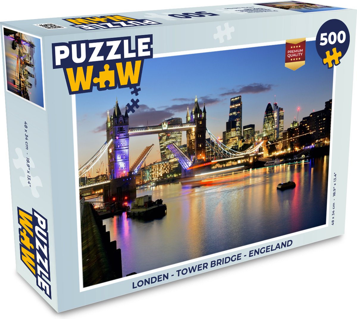 Puzzel Londen - Tower Bridge - Engeland - Legpuzzel - Puzzel 500 stukjes
