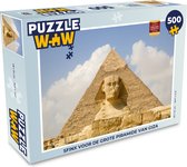 Puzzel Sfinx voor de grote piramide van Giza - Legpuzzel - Puzzel 500 stukjes