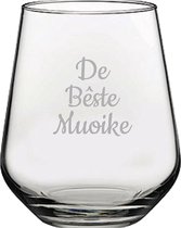 Gegraveerde Drinkglas 42,5cl De Bêste Muoike