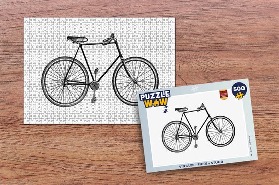 Puzzle Vintage - Vélo - Guidon - Puzzle - Puzzle 500 pièces
