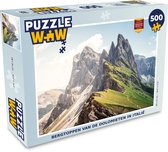 Puzzel Bergtoppen van de Dolomieten in Italië - Legpuzzel - Puzzel 500 stukjes