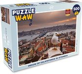 Puzzel Meeuw - Istanbul - Architectuur - Legpuzzel - Puzzel 500 stukjes