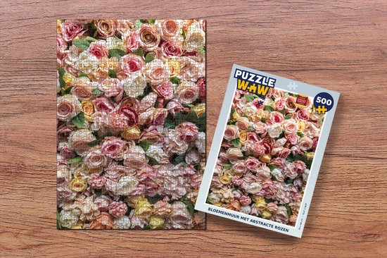 Puzzel Rozen - Kleuren - Muur - Legpuzzel - Puzzel 500 stukjes | bol