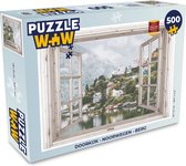 Puzzel Doorkijk - Noorwegen - Berg - Legpuzzel - Puzzel 500 stukjes