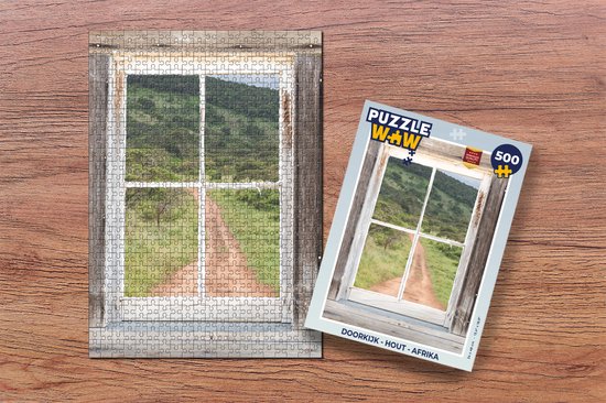 Puzzle Voir à travers - Bois - Afrique - Planet'Puzzles - Puzzle 500 pièces