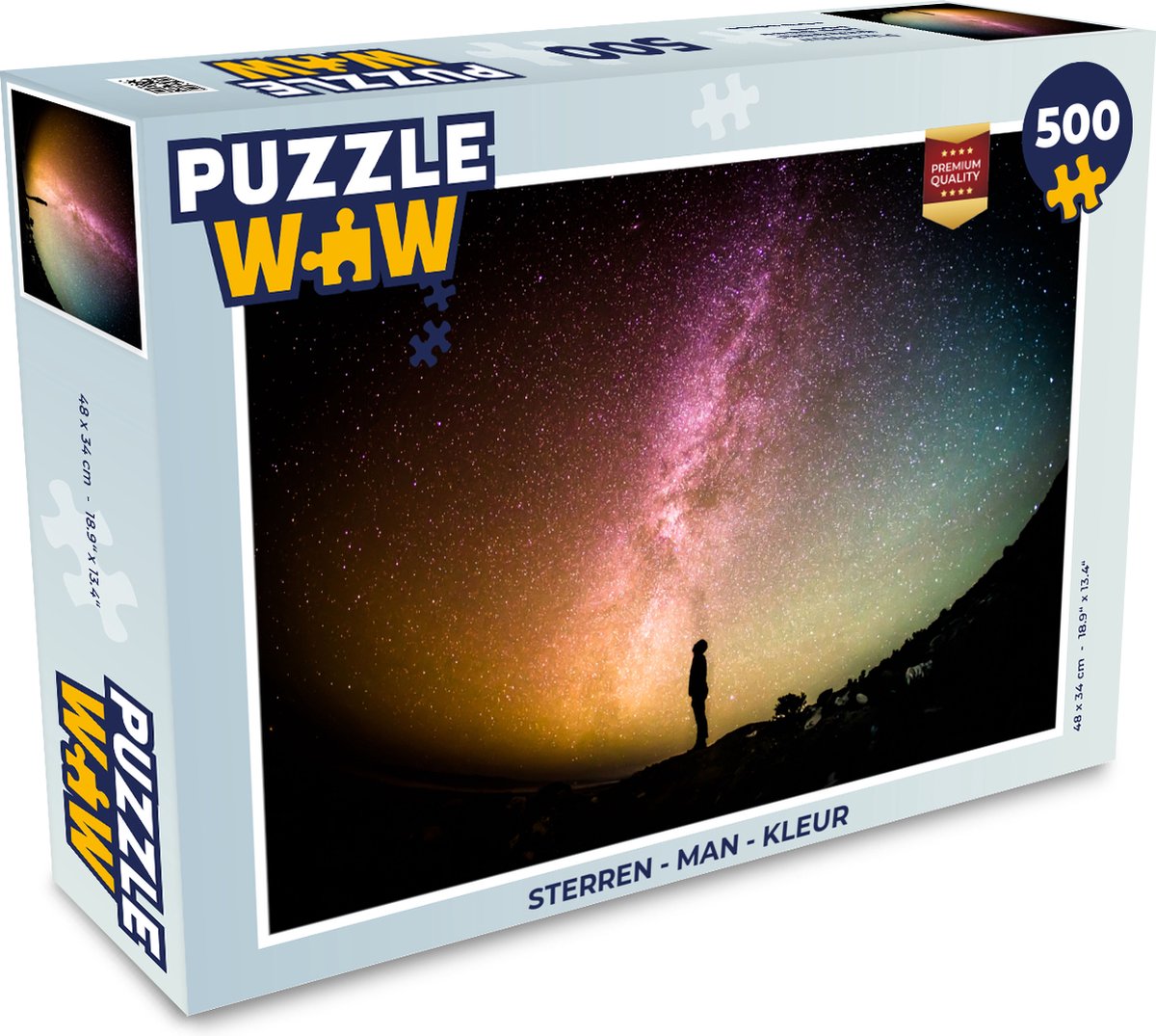 Puzzel Sterren - Man - Kleur - Legpuzzel - Puzzel 500 stukjes