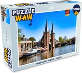 Puzzel Friesland - Boot - Sneek - Legpuzzel - Puzzel 1000 stukjes volwassenen