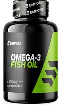 Empose Nutrition Omega-3 / Visolie - Essentiele vetzuren - 120 Softgel capsules