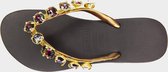 Uzurii Maxima Crown Purple dames slippers, Black, maat: 37/38