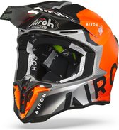Airoh Twist 2.0 Bit Oranje Grijs Crosshelm - Maat XL - Helm