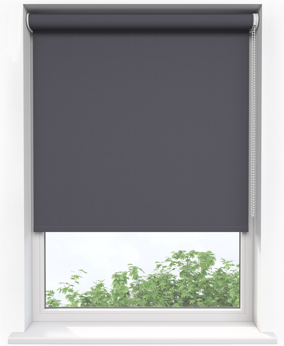 Sunsta DL Rolgordijn Verduisterend Antraciet - 170 x 180 cm - Blackout