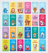 Smarfer – Complimenten kaartjes - Magnetisch – Voor kinderen – 24 stuks – Positiviteit – Complimentenkaartjes – Affirmatie – Cadeau – Positief denken