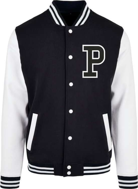 Foto: Mister tee pray college jacket m zwart wit