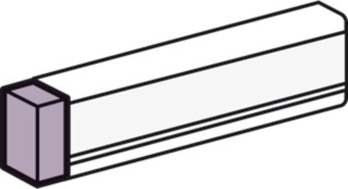 Legrand eindschot wndg/zuil sym DLP Snap on, kunststof, zuiver wit
