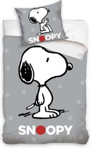 Housse de couette Snoopy 140 x 200 Cm - 60 x 70 Cm - Katoen